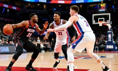 热火击败活塞，取得四连胜