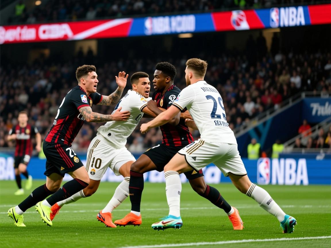 欧洲豪门俱乐部赛中发生激烈冲突  第2张