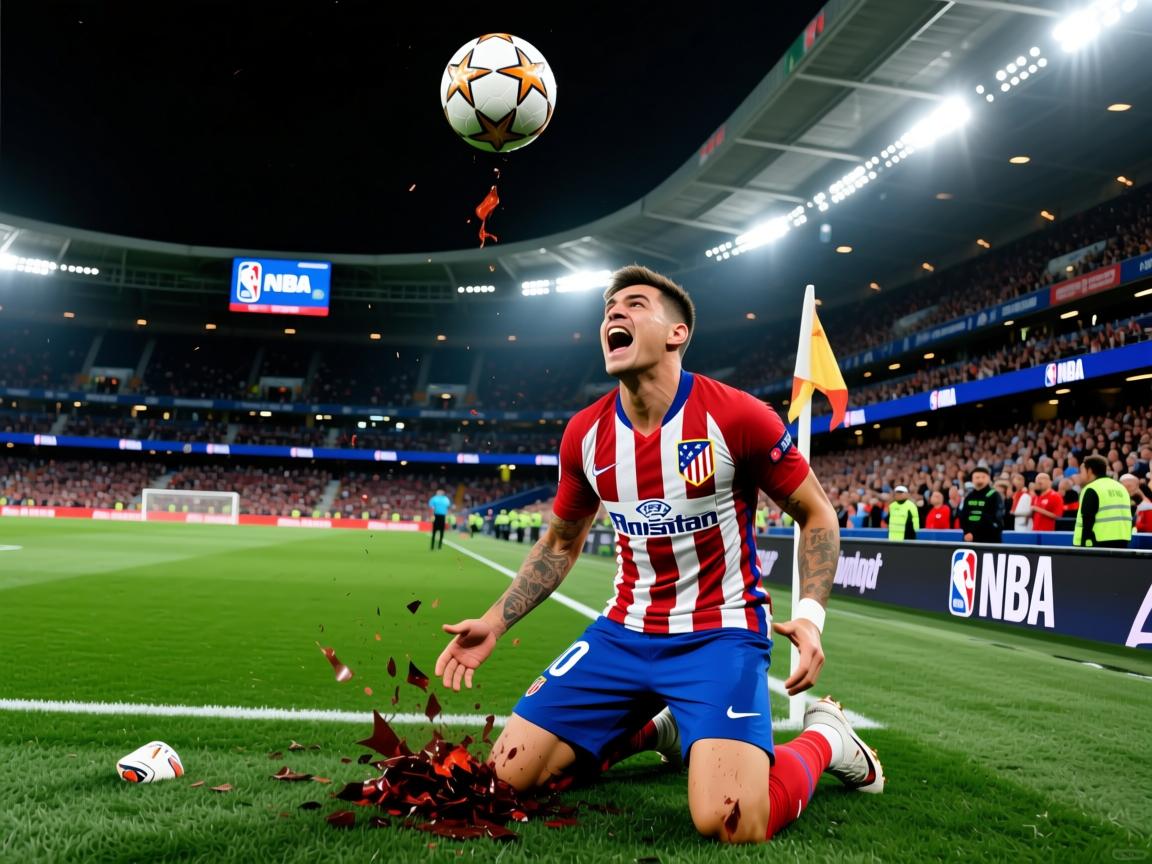 马德里竞技遭受惨败，欧冠之旅告终  第3张