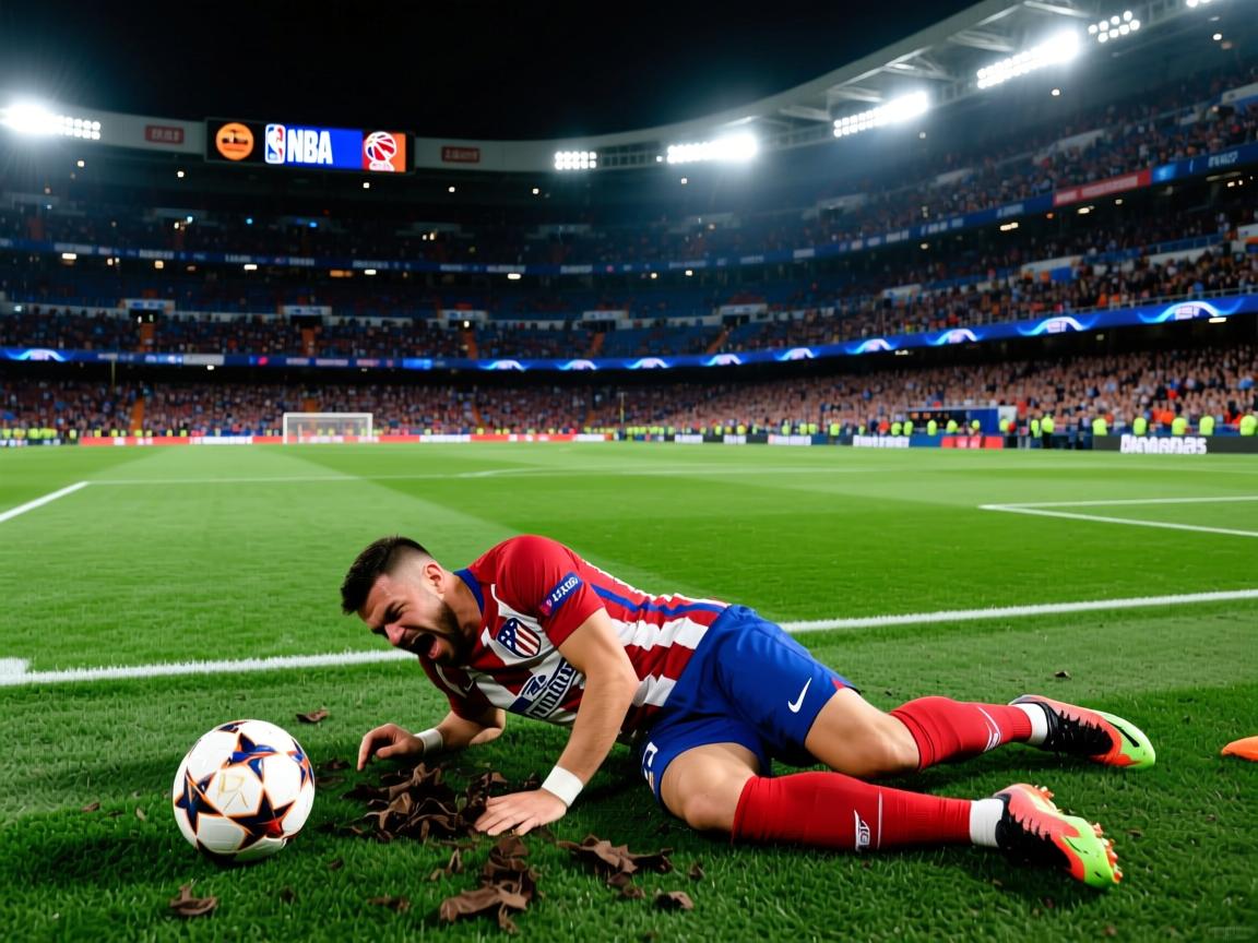 马德里竞技遭受惨败，欧冠之旅告终  第4张