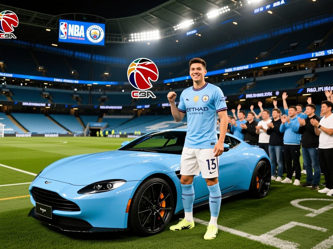 曼城球员公布自己的座驾：球迷空降惊喜  第1张