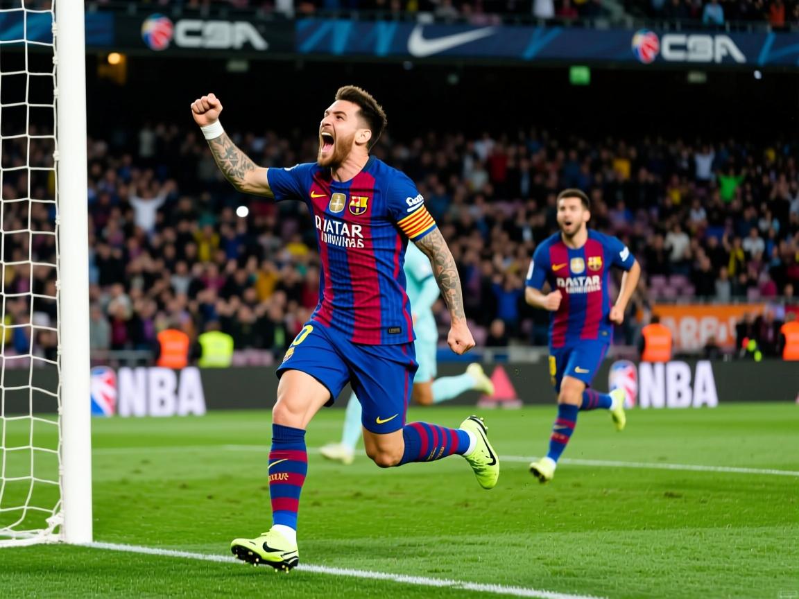 巴塞罗那球员进球狂热表现，助力球队登顶  第3张