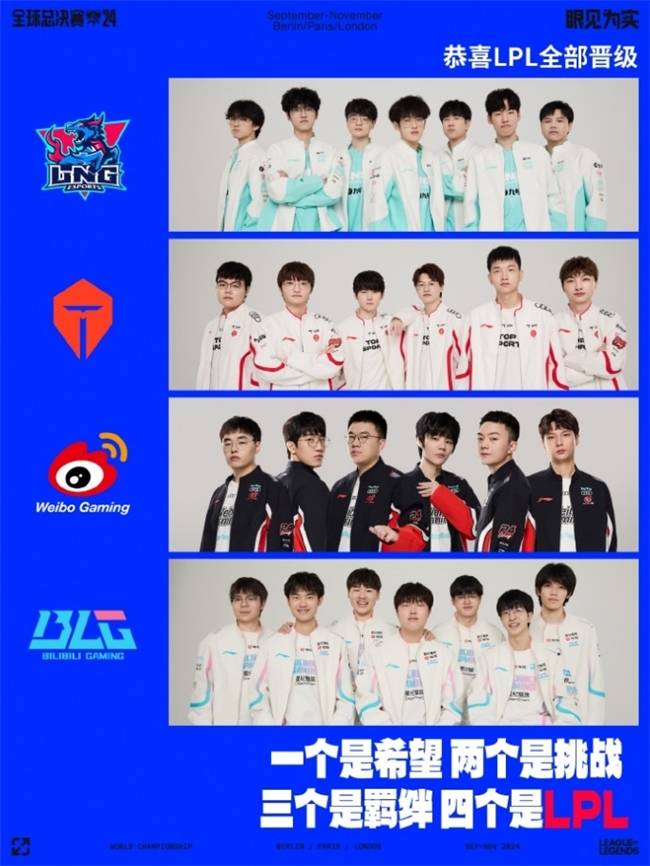 BLG战队晋级《英雄联盟》全球总决赛，创造历史